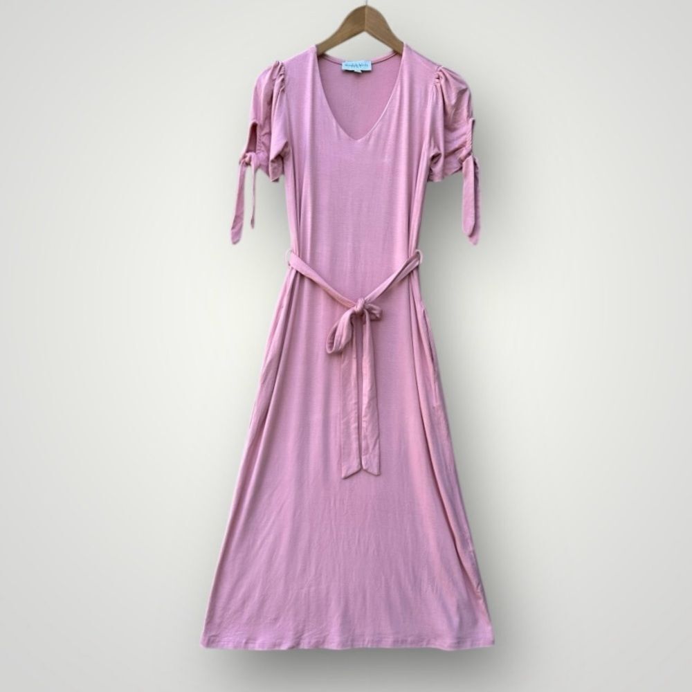 🎉5 for $45 🎉 Merrick White Dress Size XS Pink